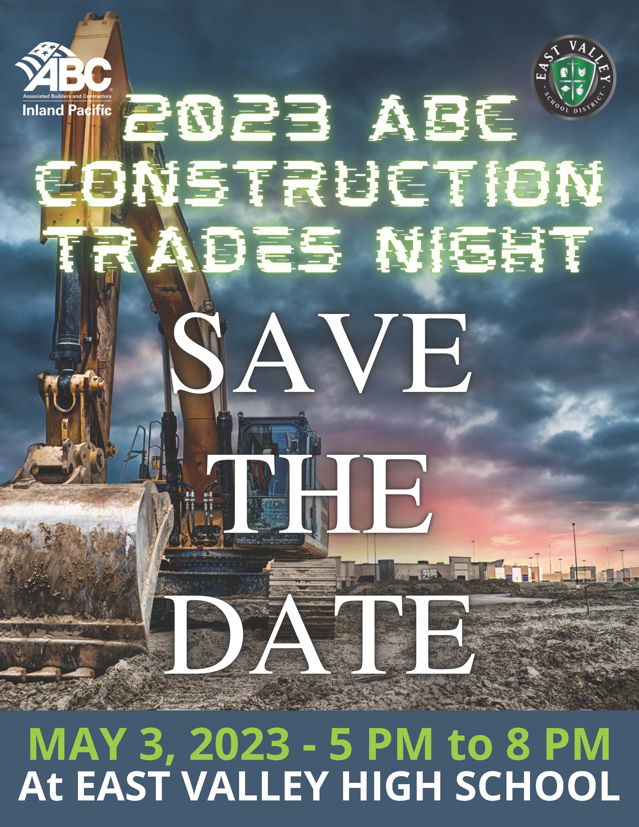 Trades Night Flyer Save the Date May